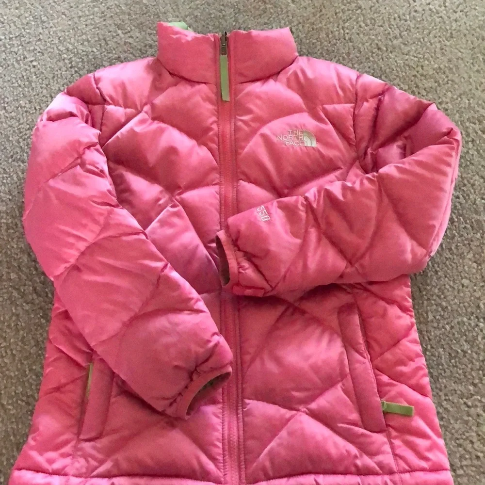 THE NORTH FACE Pink Puffer Down Jacket